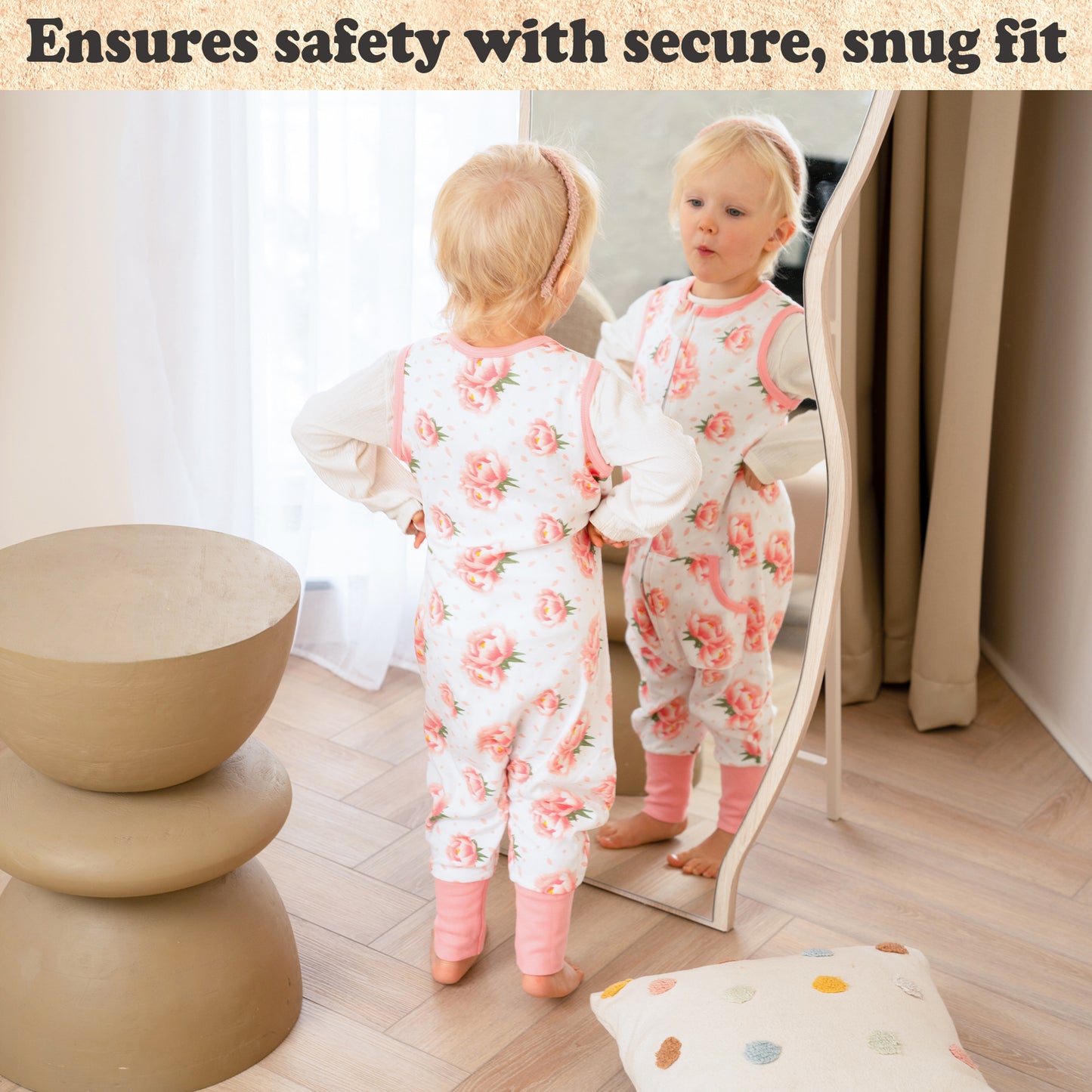 Bublo Baby Sleeveless Toddler Sleep Sack with Feet