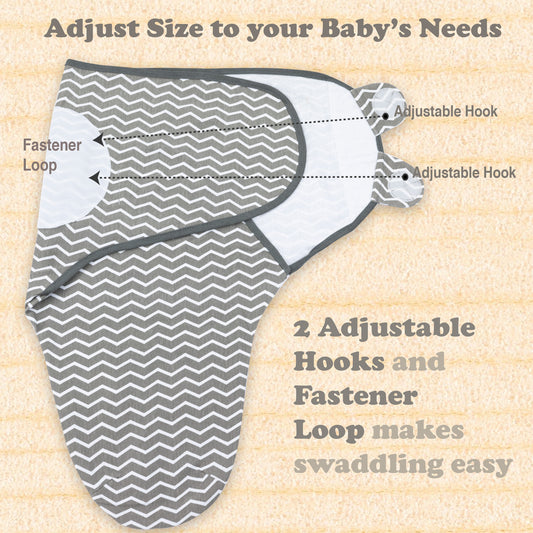 Bublo Baby Organic Preemie Swaddle Sleep Sacks (3-Pack)
