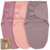 Baby Swaddle Blanket Wrap, 3-Pack Organic Newborn Swaddle Sack, Baby Swaddles 0-3 Months, Swaddles for Newborns, Baby Sleep Sack, Baby Swaddle Blanket Wrap - Maroon