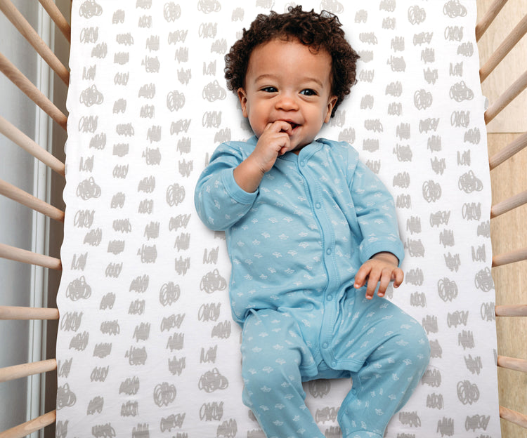 Pack and Play Fitted Sheet, Portable Pack N Plays Mini Crib Sheets, 2 Pack Play Sheets, 100% Jersey Cotton Playard Sheets