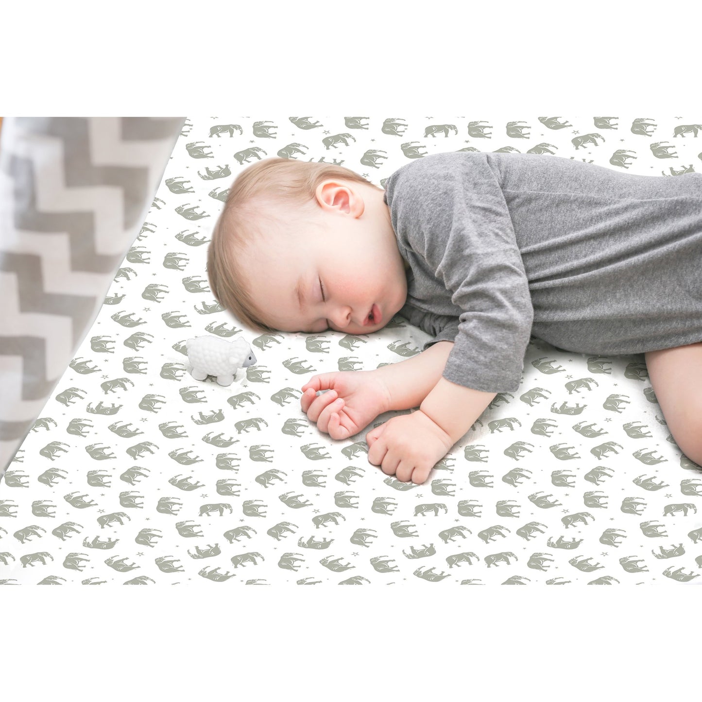 BubloBaby Mini Crib Sheet 2 pack– Jersey Cotton Fitted Pack N Play