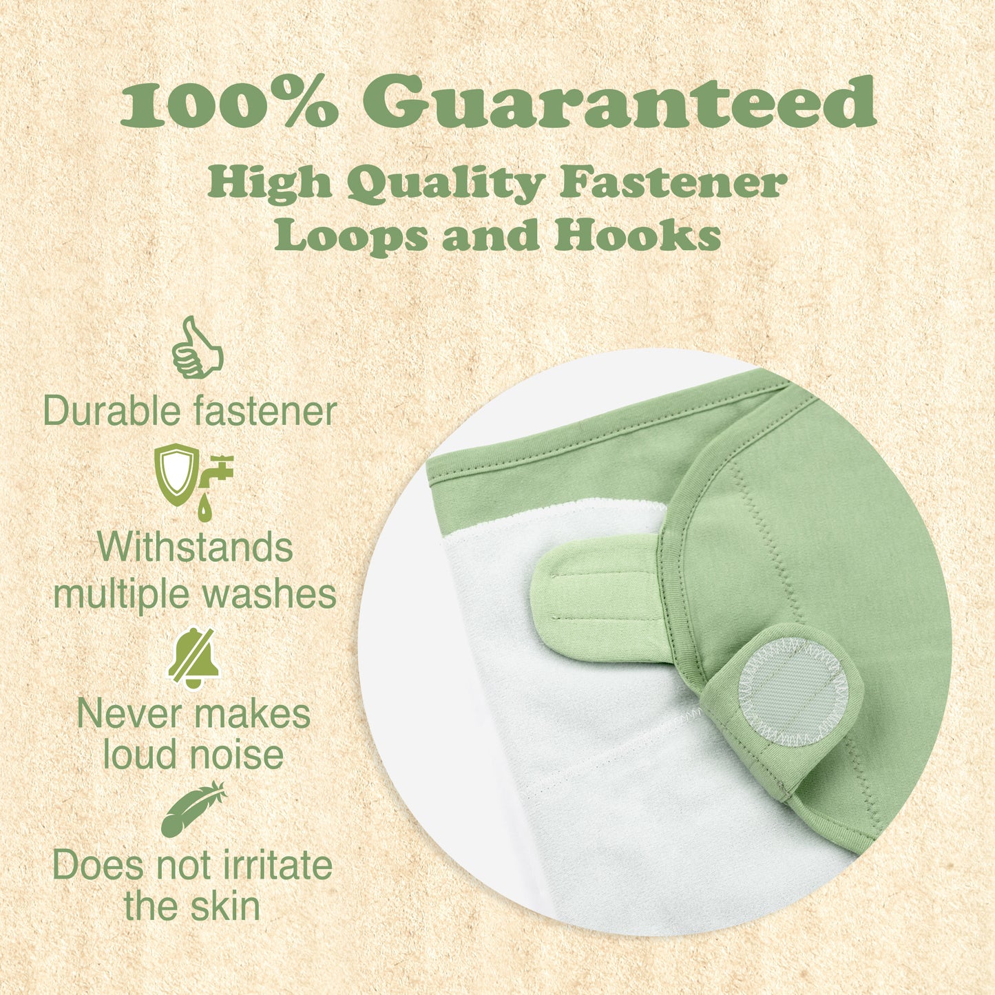 BubloBaby Organic Velcro Swaddle Sleep Sacks 0-3 Months (4-Pack)