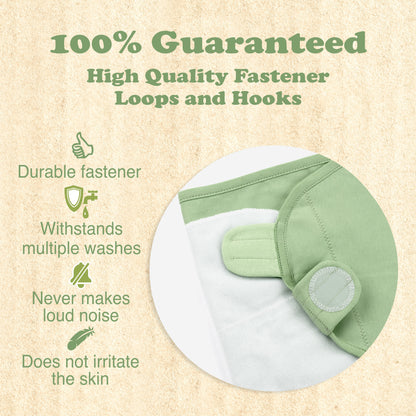 BubloBaby Organic Velcro Swaddle Sleep Sacks 0-3 Months (4-Pack)