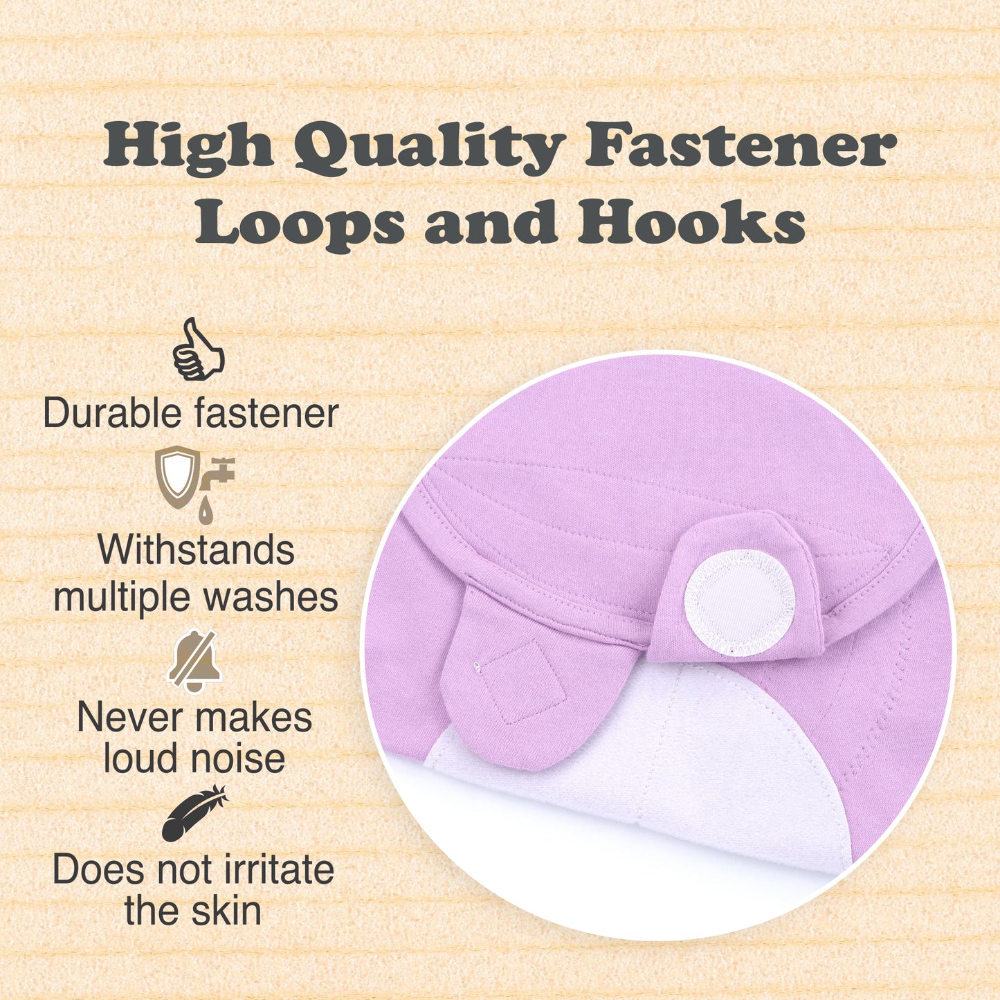 BubloBaby Organic Velcro Swaddle Sleep Sacks 0-3 Months (4-Pack)