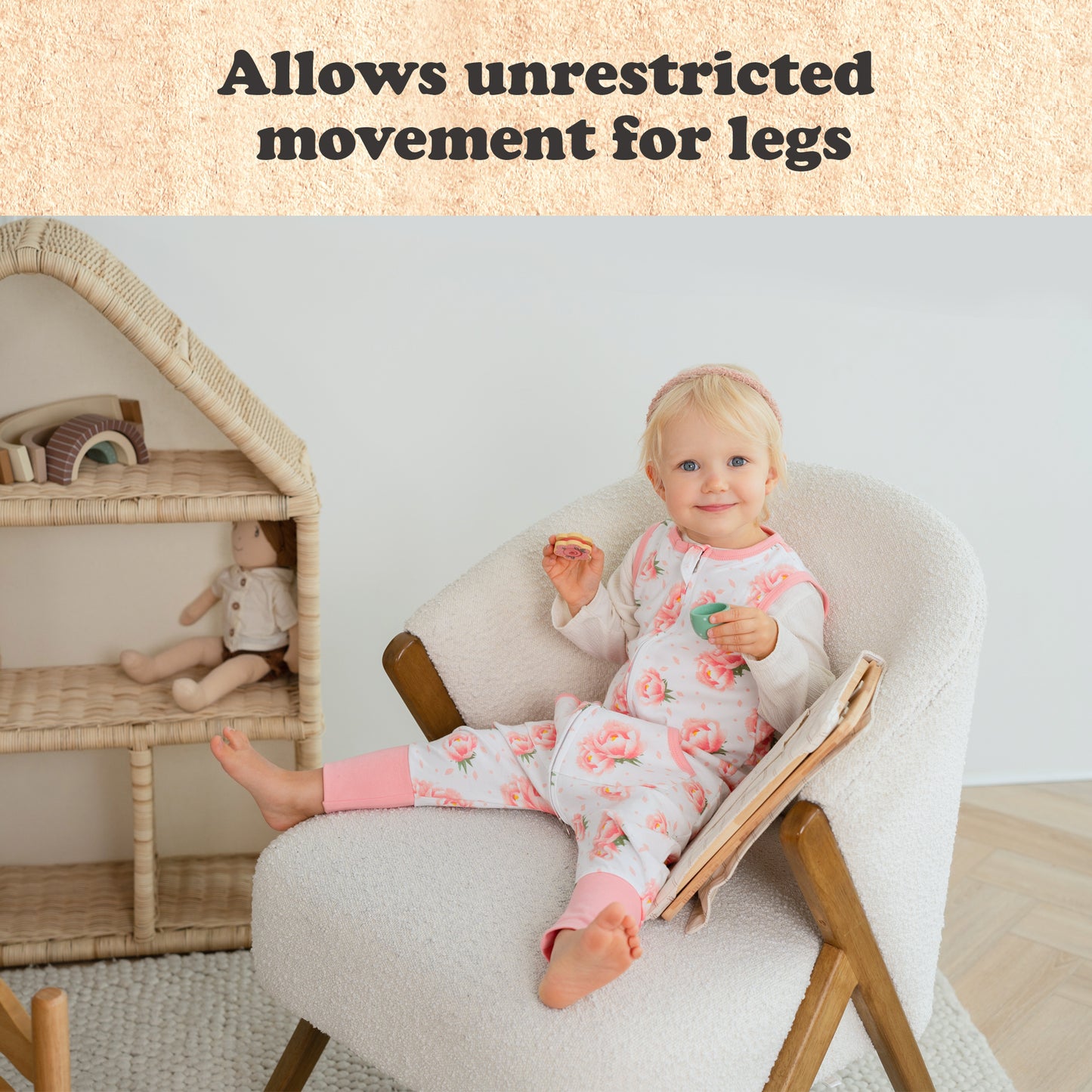 Bublo Baby Sleeveless Toddler Sleep Sack with Feet