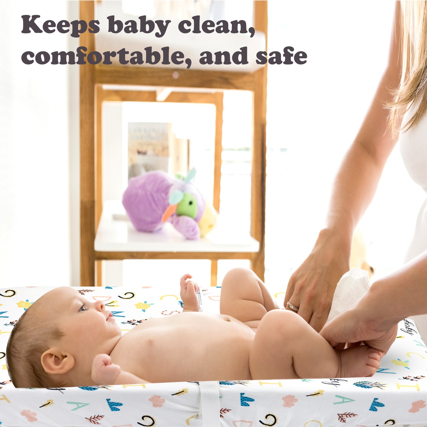 Bublo Baby Organic Diaper Changing Pad Covers (2-Pack)