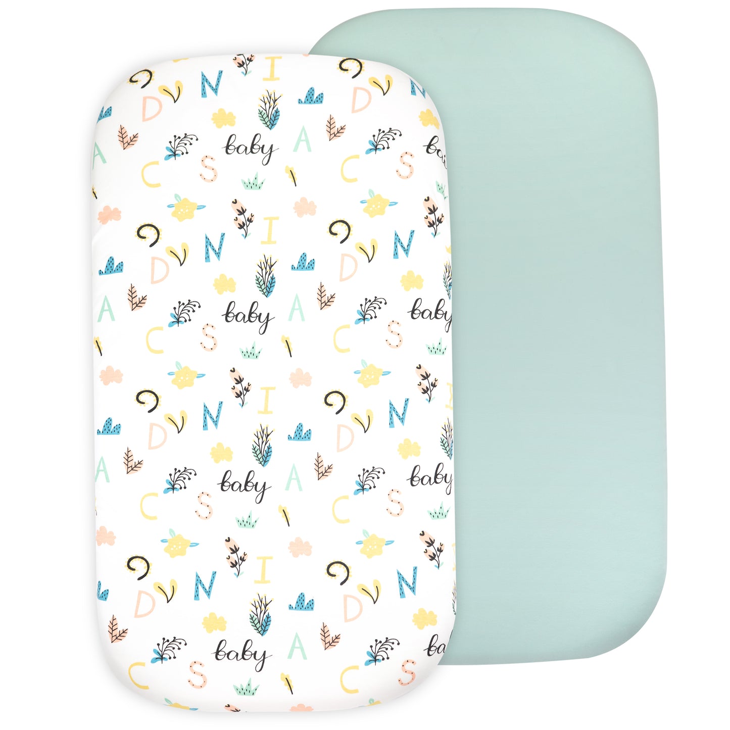 Bublo Baby Organic cotton Bassinet Sheets 2-Pack