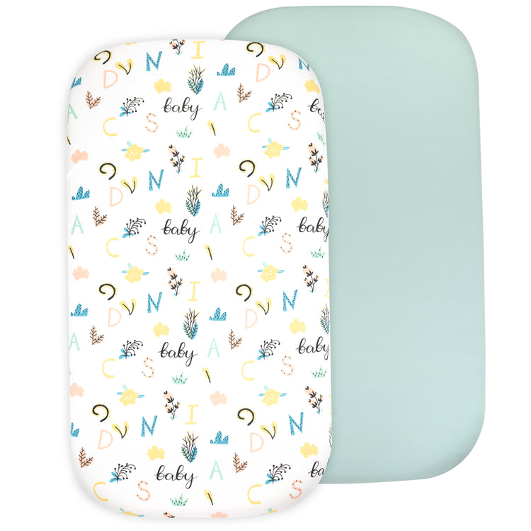Bublo Baby Organic cotton Bassinet Sheets 2-Pack