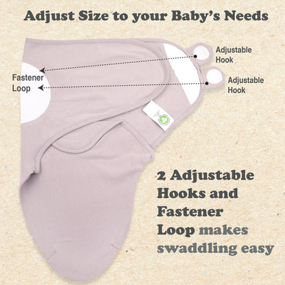Bublo Baby Organic Preemie Swaddle Sleep Sacks (3-Pack)
