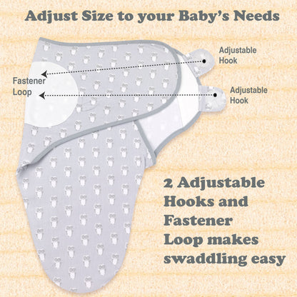 Bublo Baby Organic Newborn Swaddle Sacks (3-Pack)