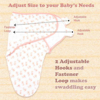 Bublo Baby Organic Newborn Swaddle Sacks (3-Pack)