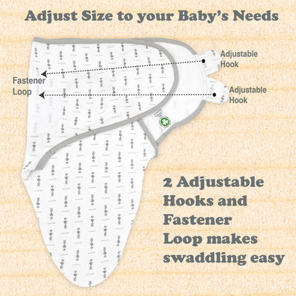 Bublo Baby Organic Newborn Swaddle Sacks (3-Pack)