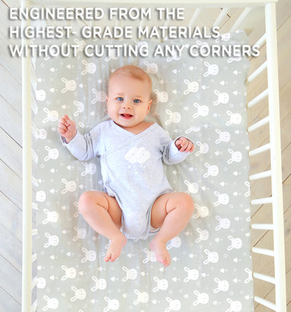 BubloBaby Premium Organic Cotton Bassinet Sheets (3 Pack)