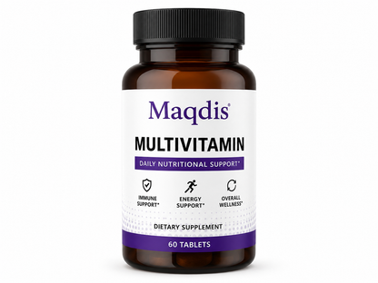 Maqdis Multivitamin – Daily Nutritional Support for Immune Health, Energy & Overall Wellness | 60 Tablets