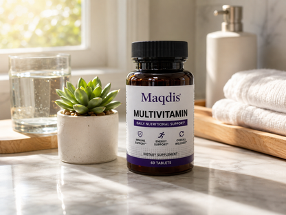 Maqdis Multivitamin – Daily Nutritional Support for Immune Health, Energy & Overall Wellness | 60 Tablets