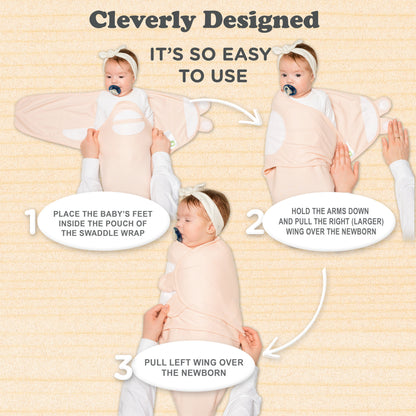 Bublo Baby Organic Preemie Swaddle Sleep Sacks (3-Pack)