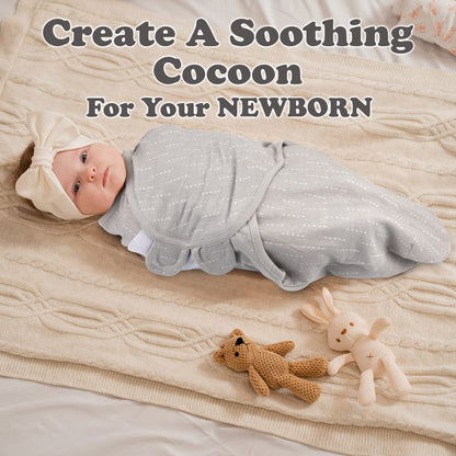 Bublo Baby Organic Newborn Swaddle Sacks (3-Pack)