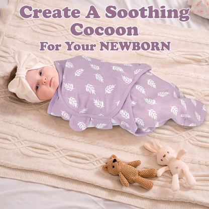 Bublo Baby Organic Newborn Swaddle Sacks (3-Pack)