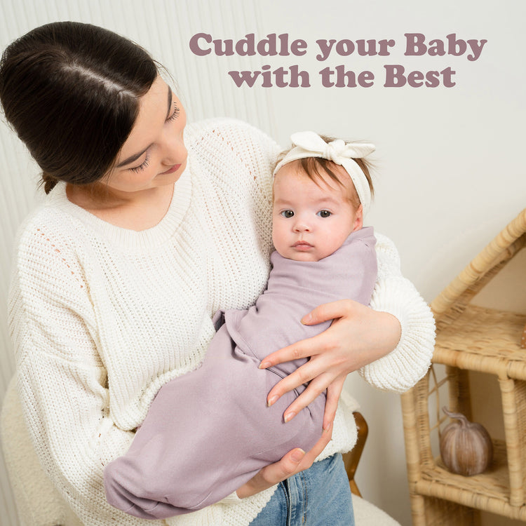 Baby Swaddle Blanket Wrap, 3-Pack Organic Newborn Swaddle Sack, Baby Swaddles 0-3 Months, Swaddles for Newborns, Baby Sleep Sack, Baby Swaddle Blanket Wrap - Maroon