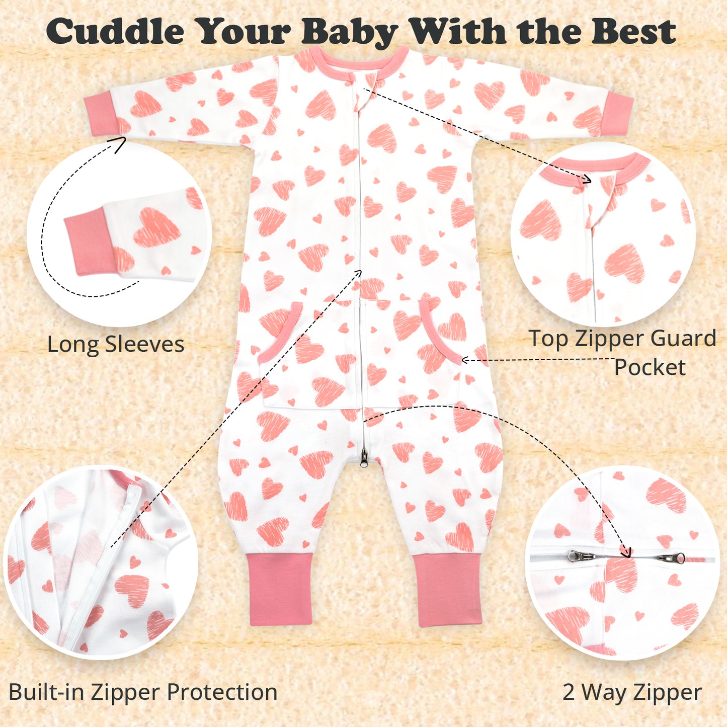 Bublo Baby Toddler Sleep Sack with Feet