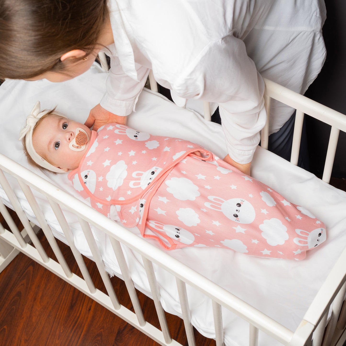 Bublo Baby Organic Adjustable Swaddle Sleep Sacks (3-Pack)
