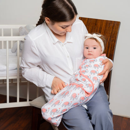 Bublo Baby Organic Adjustable Swaddle Sleep Sacks (3-Pack)