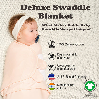 Bublo Baby Organic Preemie Swaddle Sleep Sacks (3-Pack)
