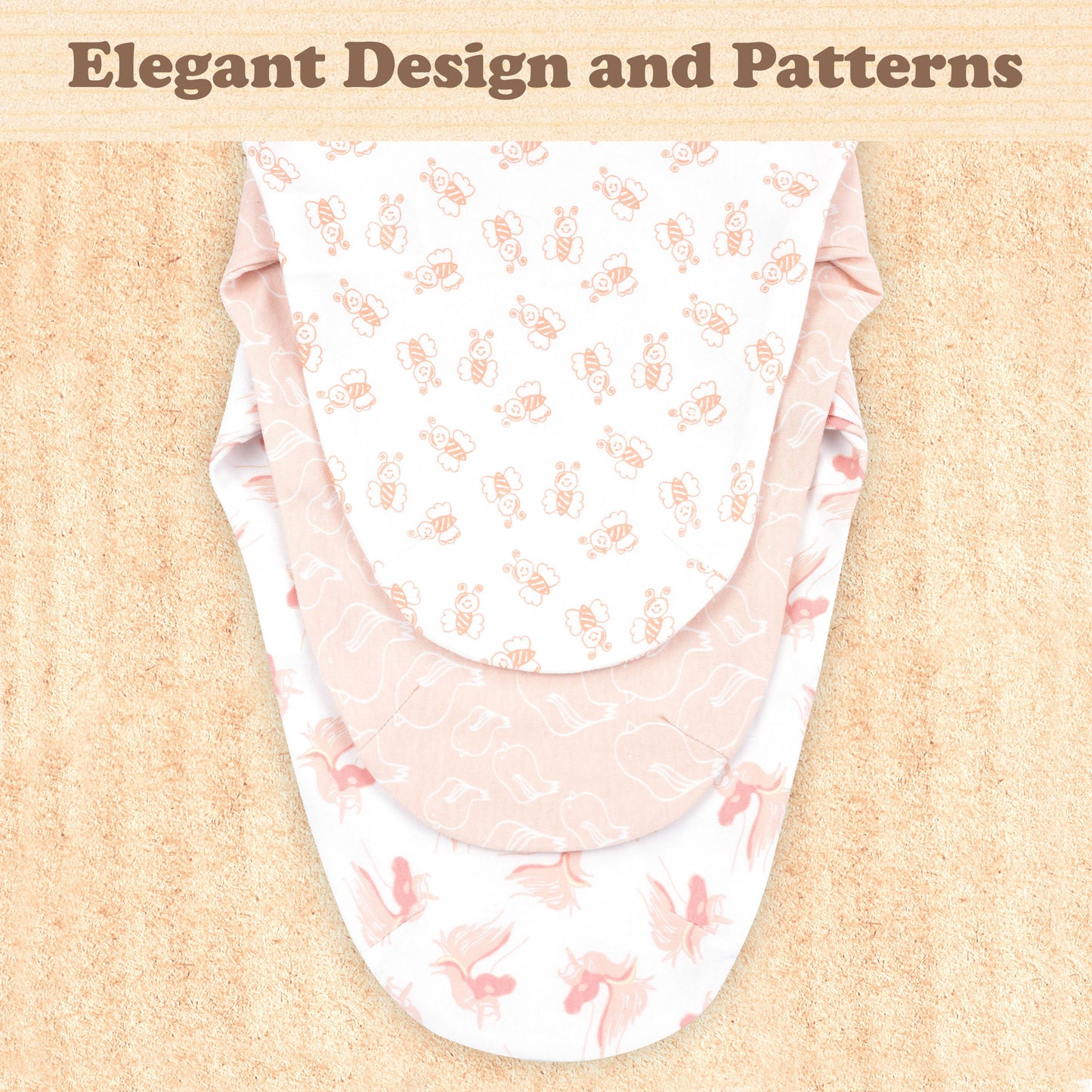 Bublo Baby Organic Newborn Swaddle Sacks (3-Pack)