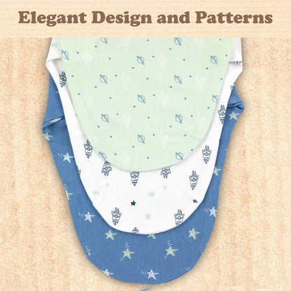 Bublo Baby Organic Newborn Swaddle Sacks (3-Pack)