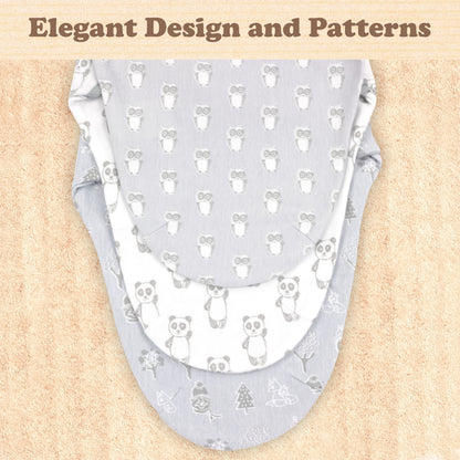 Bublo Baby Organic Newborn Swaddle Sacks (3-Pack)