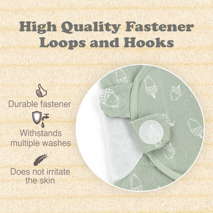 Bublo Baby Organic Newborn Swaddle Sacks (3-Pack)