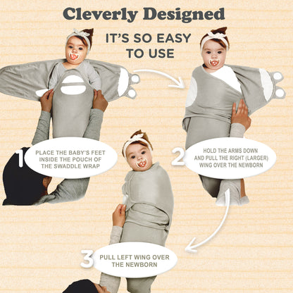 Bublo Baby Organic Preemie Swaddle Sleep Sacks (3-Pack)