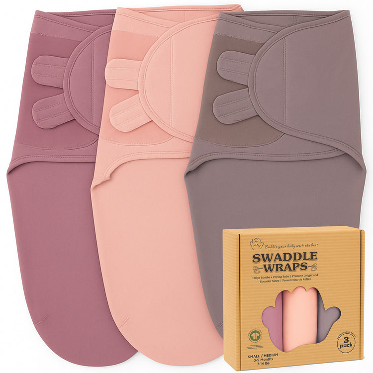 Baby Swaddle Blanket Boy Girl, 100% Organic Cotton, 3 Pack Large Size  Newborn   Swaddles 0-3 Month, Infant Adjustable Swaddling Sleep Sack