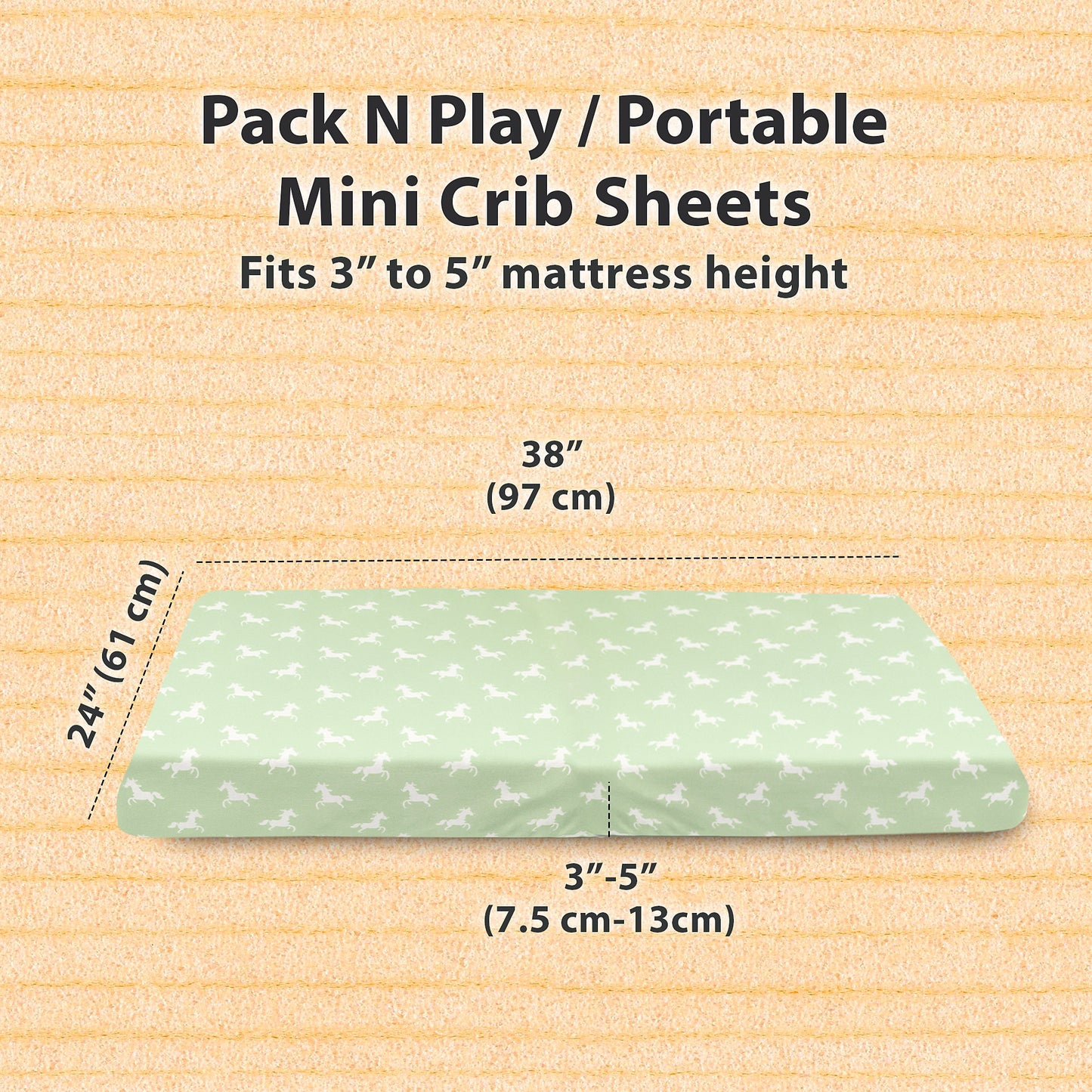 Bublo Baby Organic Mini Crib Sheets (3-Pack)