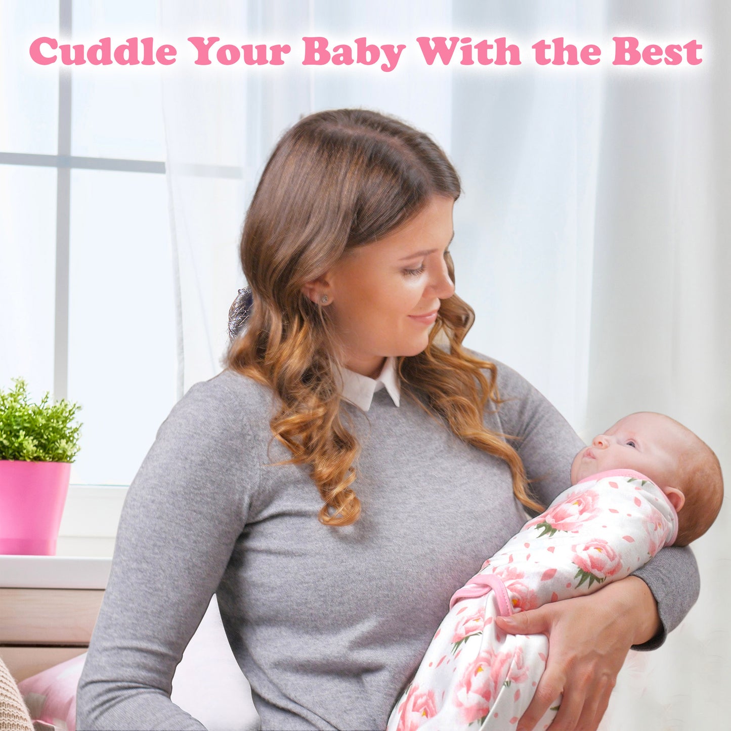 Bublo Baby Organic Adjustable Swaddle Sleep Sacks (3-Pack)