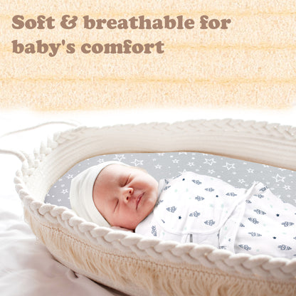 Bublo Baby Organic Newborn Swaddle Sacks (3-Pack)