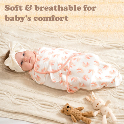 Bublo Baby Organic Newborn Swaddle Sacks (3-Pack)