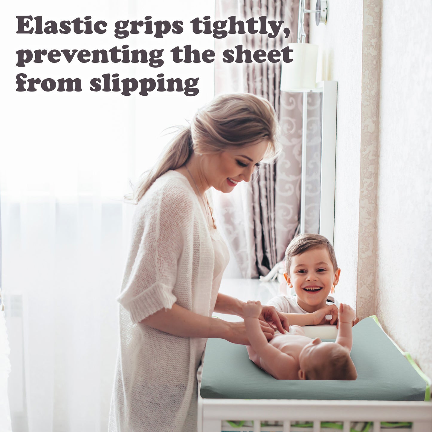 Bublo Baby Organic Diaper Changing Pad Covers (2-Pack)