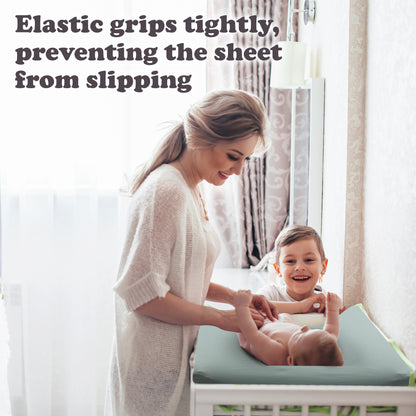 Bublo Baby Organic Diaper Changing Pad Covers (2-Pack)