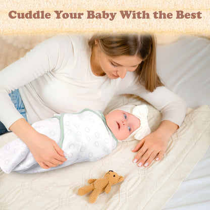 Bublo Baby Organic Newborn Swaddle Sacks (3-Pack)