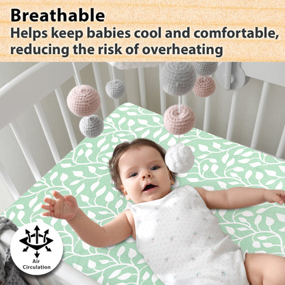 Bublo Baby Organic Floral Bassinet Sheets (3-Pack)