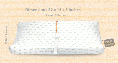 Bublo Baby Organic Fitted Changing Pad Covers - Horses (3-Pack)
