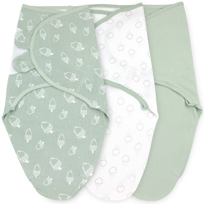 Bublo Baby Organic Newborn Swaddle Sacks (3-Pack)