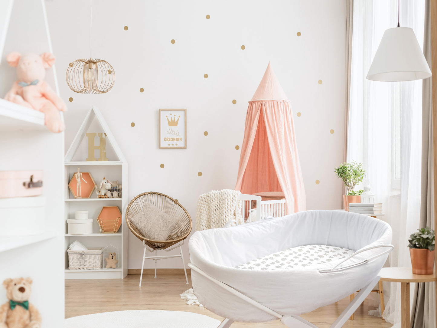 Bublo Baby Fitted Organic Cotton Bassinet Sheets (3-Pack)