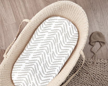Bublo Baby Fitted Organic Cotton Bassinet Sheets (3-Pack)