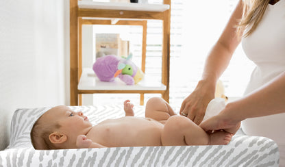 Bublo Baby Organic Changing Pad Covers - Zigzag (3-Pack)