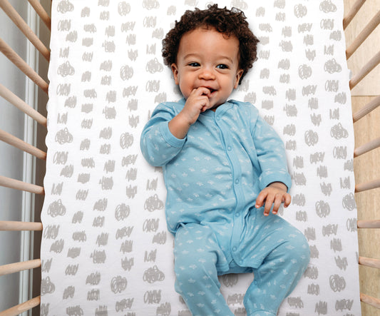 Bublo Baby Organic Mini Crib Sheets (3-Pack)