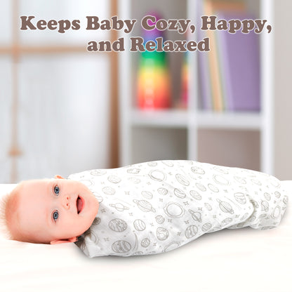 Bublo Baby Organic Muslin Swaddle Blankets (3-Pack)