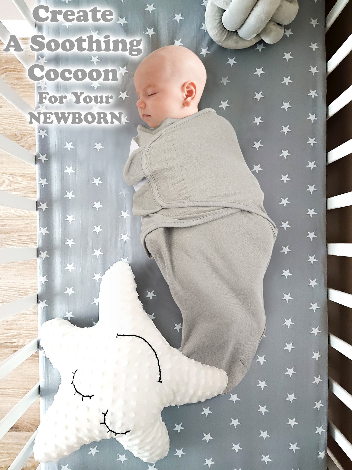 Organic Baby Swaddle Blanket 3-Pack – Newborn 0–3 Months