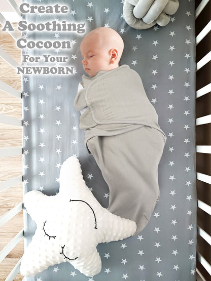 Organic Baby Swaddle Blanket 3-Pack – Newborn 0–3 Months